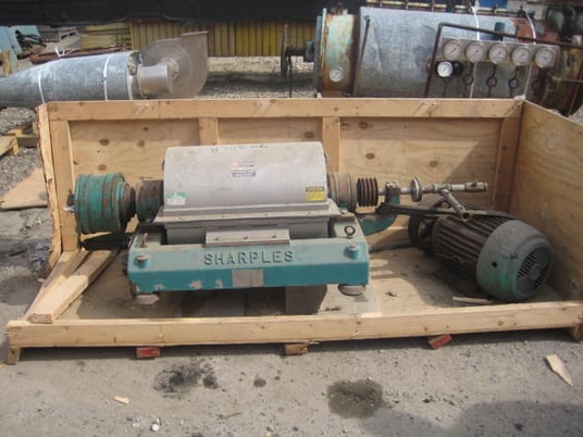 Sharples #P2000, Stainless Steel decanter centrifuge, 3250 RPM, 25 HP - Image 1