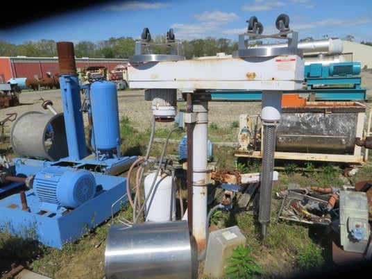 Morehouse Cowles #VHLM5, Stainless Steel dissolver, 5 HP, 3600 RPM, air over oil lift - Image 1