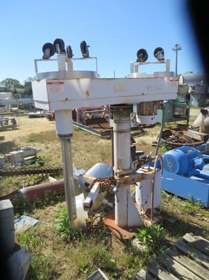 Morehouse Cowles #VHLM5, Stainless Steel dissolver, 5 HP, 3600 RPM, air over oil lift - Image 5
