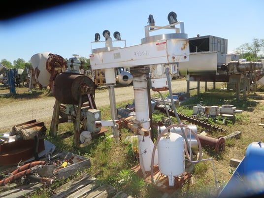 Morehouse Cowles #VHLM5, Stainless Steel dissolver, 5 HP, 3600 RPM, air over oil lift - Image 8