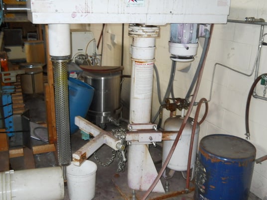Morehouse Cowles #VHLM5, Stainless Steel dissolver, 5 HP, 3600 RPM, air over oil lift - Image 9