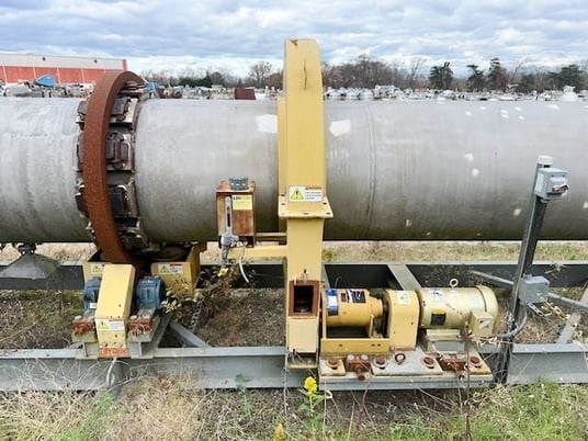 2.5' x 36' Louisville Dryer Co., Stainless Steel rotary dryer, 5 HP, s/n CD-1180, 2016 - Image 7