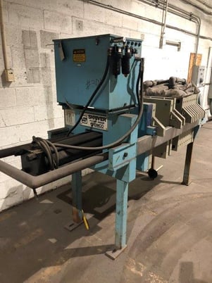 24" x 24" Eimco #M630FB, plate filter press, 12 plates, s/n 42121-01-A - Image 6