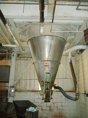 150 cu.ft. J.H. Day, 304 Stainless Steel nauta mixer, single screw, 15/2 HP dual motor - Image 2