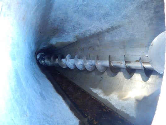 150 cu.ft. J.H. Day, 304 Stainless Steel nauta mixer, single screw, 15/2 HP dual motor - Image 3