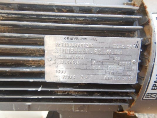 40 cu.ft. Patterson, Stainless Steel twin shell dry V-blender w/bar, 50 HP - Image 5