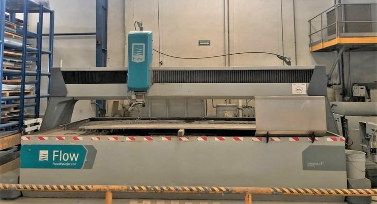 Flow #Mach-4-4020C, waterjet cutting system, 100 HP, 13' 1X", 6' 6" Y, 12" Z, 94000 psi, 5-Axis, 2012 - Image 1