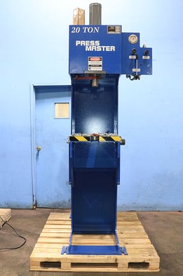 20 Ton, Press Master #BP-20, hydraulic C-frame press, 20" stroke, 36" daylight, 8" throat, #161187 - Image 2