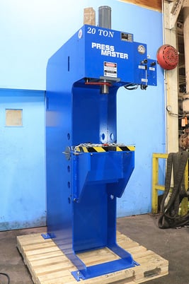 20 Ton, Press Master #BP-20, hydraulic C-frame press, 20" stroke, 36" daylight, 8" throat, #161187 - Image 4