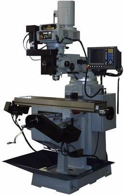 Willis #1250II-3MP, 12" x50" tbl., 5 HP, 60-4200 RPM, 32" X, 17" Y, 18" Z, #40, box ways, Acu-Rite Millpower - Image 1