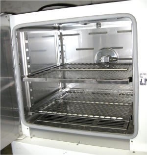 11" width x 11" H x 11" D Yamato #DKM300C, lab oven, 260&deg;C 500 &deg;F), 115/220 V., easy to use touchscreen - Image 2