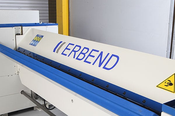 Erbend #MFC, industrial folding machine, 6.3" clamping beam stroke w/vert movement - Image 4