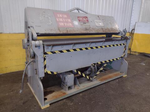 10 gauge x 8' Chicago #PBP8135-8, powered box & pan finger brake, 41" passline, #15201 - Image 1