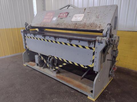 10 gauge x 8' Chicago #PBP8135-8, powered box & pan finger brake, 41" passline, #15201 - Image 2