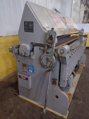 10 gauge x 8' Chicago #PBP8135-8, powered box & pan finger brake, 41" passline, #15201 - Image 9