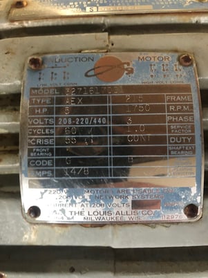 Sharples #P600, decanter centrifuge pilot unit, 6" x 14" bowl, 5 HP motor - Image 5