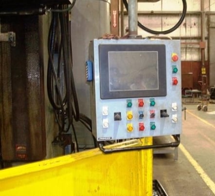 168" Shepard-Niles #A2-168, 234" swing, 168" 4-Jaw table, (2) Rams,PLC electrics, 75 HP - Image 2