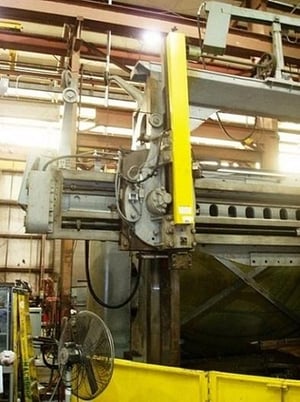 168" Shepard-Niles #A2-168, 234" swing, 168" 4-Jaw table, (2) Rams,PLC electrics, 75 HP - Image 4