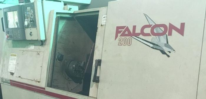 Cincinnati Falcon #200-ERL, CNC Lathe, 20.8" swing, 8.25" chuck, 2.6" bar, 9.84" turning dia., Acramatic 2100 - Image 2