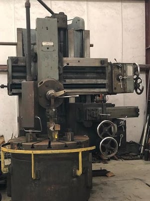 43" Dabrowska #KNA-110/135B, vertical turret lathe, made in Poland, S/N 0282-7333 - Image 1