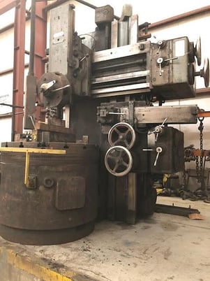 43" Dabrowska #KNA-110/135B, vertical turret lathe, made in Poland, S/N 0282-7333 - Image 3