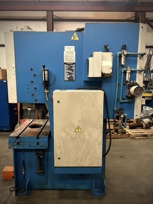 88 Ton, Knuth #KEX80, C-frame, 4" stroke, 15.35" Shut Height, 33.86" LR x 21.26" front back, 54 SPM - Image 7