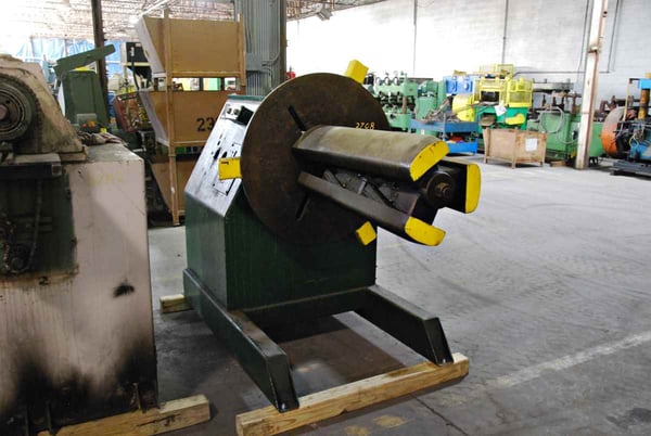 6000 lb. American Steel Line #1000, single uncoiler, 30" width, 48" outside dimensions, 16"-20" ID, 3-arm - Image 3