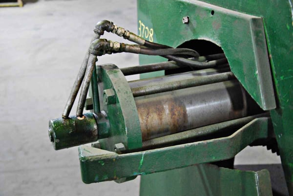 6000 lb. American Steel Line #1000, single uncoiler, 30" width, 48" outside dimensions, 16"-20" ID, 3-arm - Image 4