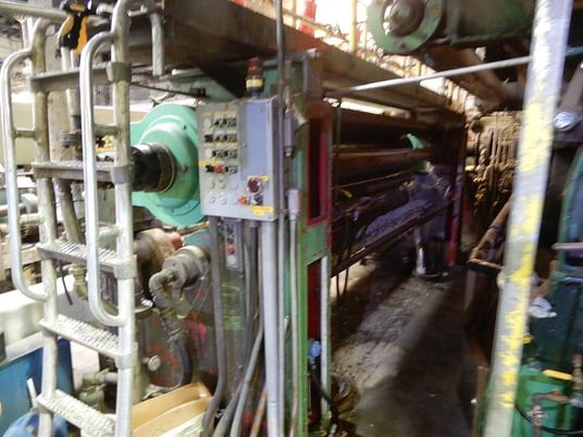 Beloit, 134" foundrinier paper machine, 1000 FPM, 100 tons per day - Image 9