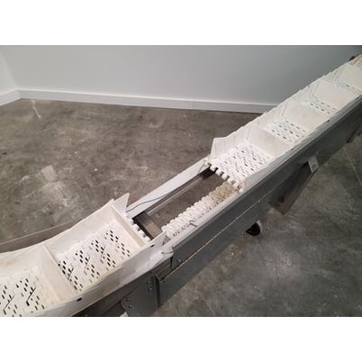 6" wide, Stainless Steel Z configuration conveyor, #18230 - Image 3