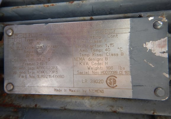 Union Process Szegvari type B size 15.5, attritor, approx 18" x 20" chamber - Image 2