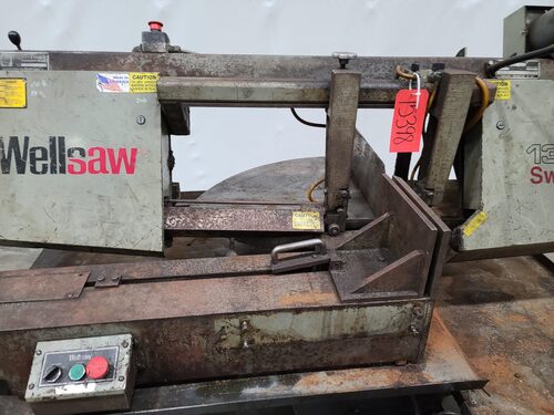13" x 16" Wellsaw #1316, horizontal saw, #15398 - Image 6