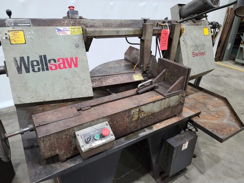 13" x 16" Wellsaw #1316, horizontal saw, #15398 - Image 7