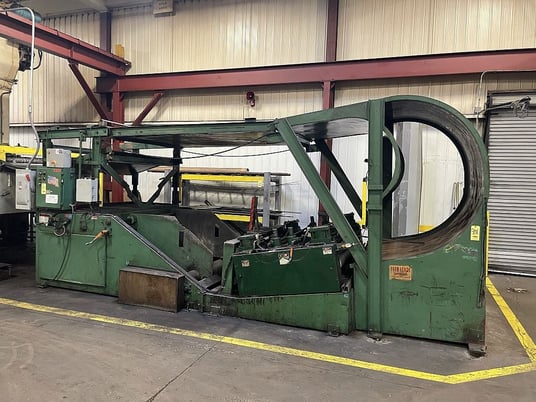 20000 lb. Feed-Lease #FLCC-20M-7260-P20, cradle / straightener, 60" width, 72" outside dimension, 5-roll - Image 2