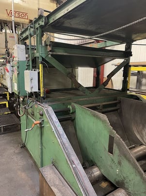 20000 lb. Feed-Lease #FLCC-20M-7260-P20, cradle / straightener, 60" width, 72" outside dimension, 5-roll - Image 5