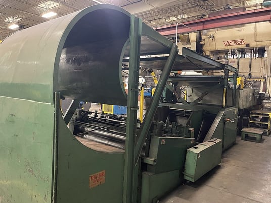 20000 lb. Feed-Lease #FLCC-20M-7260-P20, cradle / straightener, 60" width, 72" outside dimension, 5-roll - Image 6