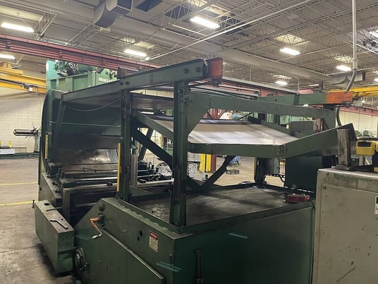 20000 lb. Feed-Lease #FLCC-20M-7260-P20, cradle / straightener, 60" width, 72" outside dimension, 5-roll - Image 7