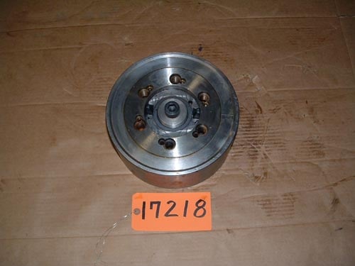 10" Cushman #2162110D06B, 2-jaw power chuck, steel body, plain back - Image 4