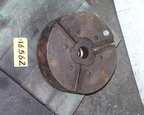 18" Logan #350B18-11, 3-jaw power chuck - Image 1