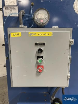 1231 cfm Donaldson #84-AS, cabinet dust collector, 150 squaring ft filter area, 230/460 volt, 3 HP blower - Image 7