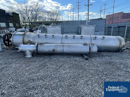 158 sq.ft. Votator #32-216, wiped film evaporator, 304 Stainless Steel, jacket rated 150 psi at 400, 1984 - Image 4