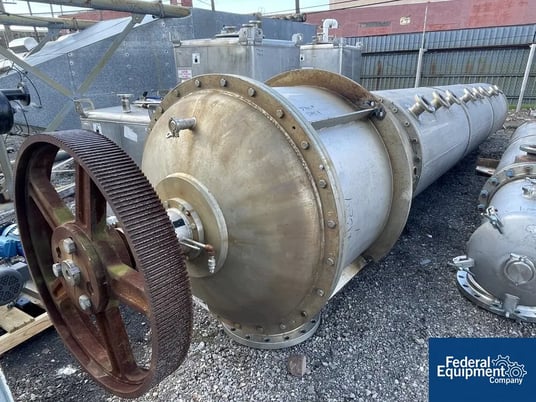 158 sq.ft. Votator #32-216, wiped film evaporator, 304 Stainless Steel, jacket rated 150 psi at 400, 1984 - Image 6