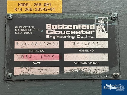 6" Gloucester #266-001, water ring pelletizing line, 30:1 L/D, air cooled, jacketed feed section, feed - Image 2