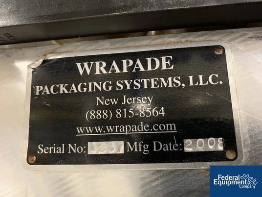 Wrap-Ade #S250, vertical form fill and se, 24" max bag width, 48" max roll width, (3) Image fillers, 208 V, 3 - Image 2