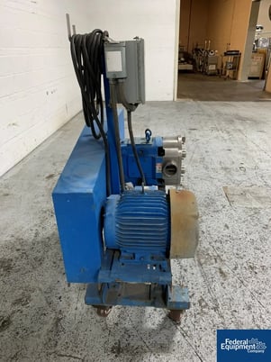 Waukesha, rotary lobe pump, Stainless Steel, 10 HP motor - Image 5
