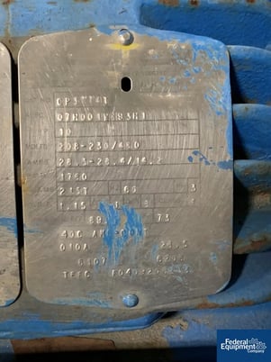 Waukesha, rotary lobe pump, Stainless Steel, 10 HP motor - Image 7