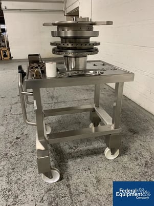 Manesty XPress 500, Turret, 39 station, TSM B tooled, keyed upper punch guides, 16mm max tablet diameter - Image 3