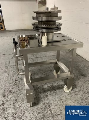 Manesty XPress 500 Turret, 50 station, TSM BB tooled, keyed upper punch guides, 13 mm max tablet diameter, 18 - Image 3