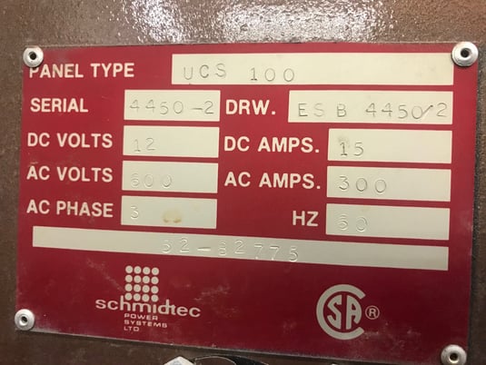 175 KW Moline #THD800-6A, generator (core), 1800 RPM, 347/600 Volts - Image 9