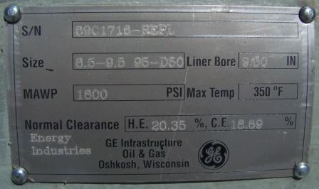 8.5" Bore, Geminis, compressor cylinder 89 s/n - Image 5